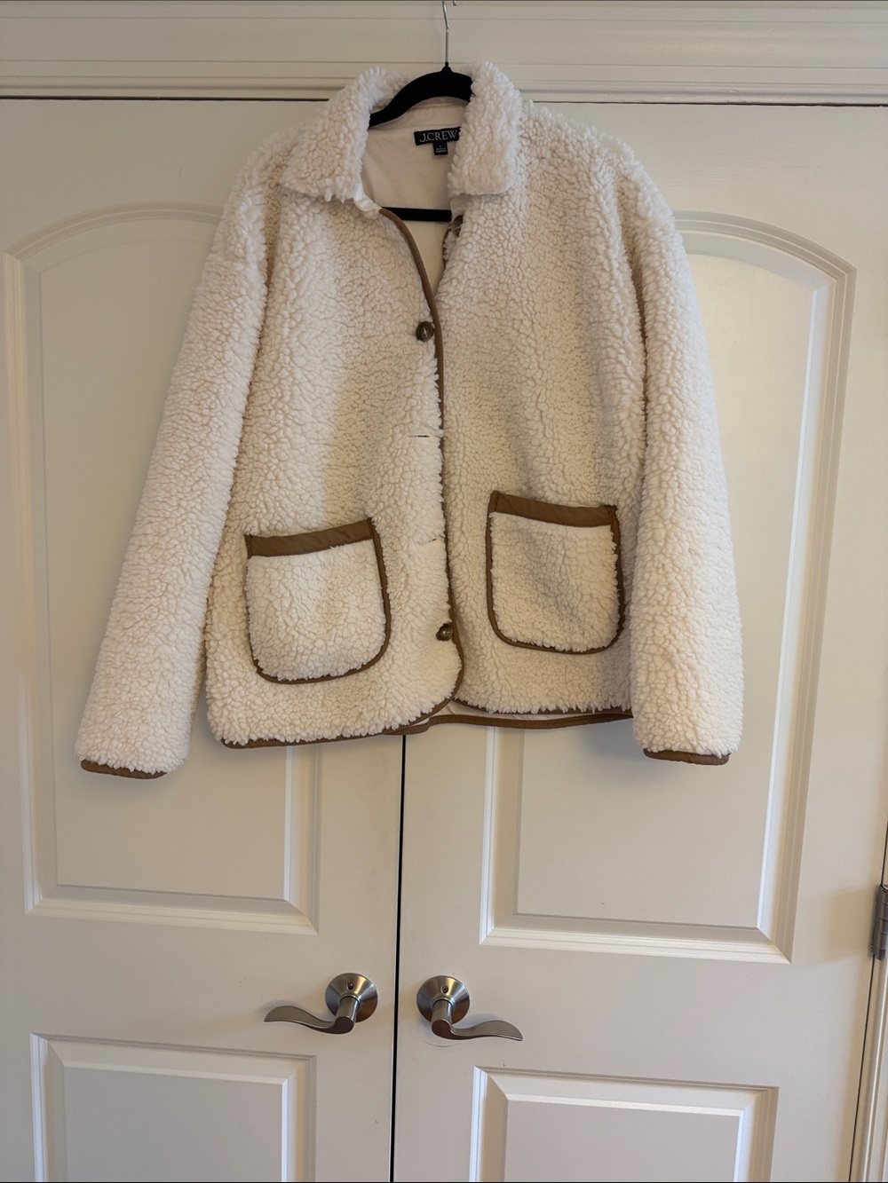 J Crew Faux Sherpa Barn Jacket